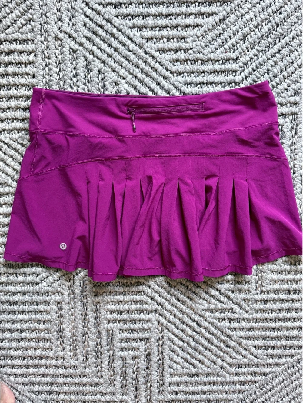 Lululemon Athletica Skirt Womens 10  Purple Mini Back Flare Performance